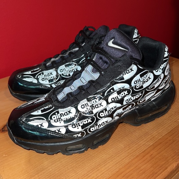 Nike Air Max 95 Premium All-Over Logo Sz 9 - Picture 3 of 8